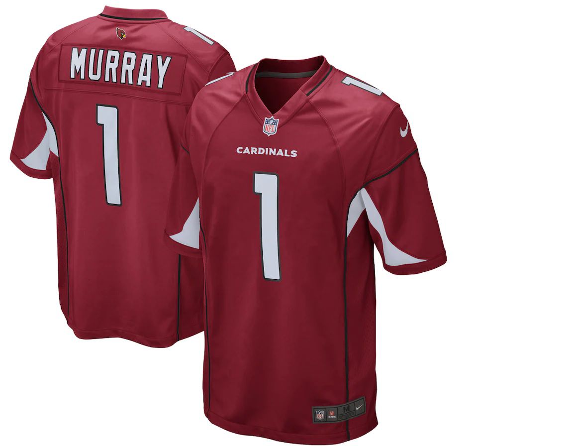 Men Arizona Cardinals 1 Kyler Murray Nike Cardinal Game Player NFL Jersey